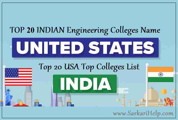indian and usa universitry and colleges list