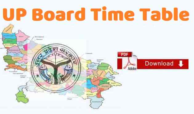 UP Board Time Table Download