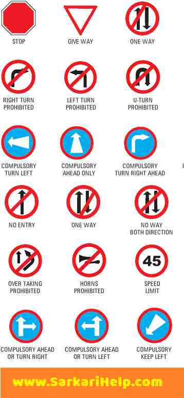 Delhi Traffic Rules Chart