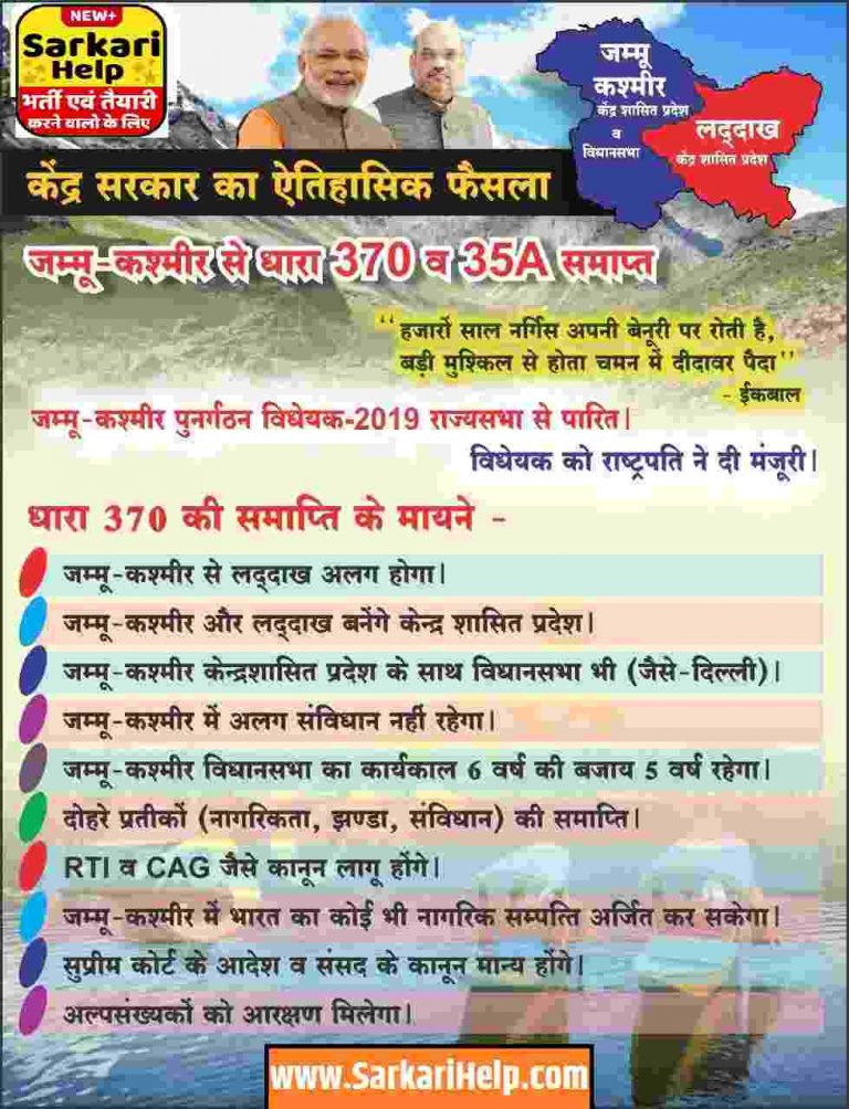 article 370 and 35a essay in hindi