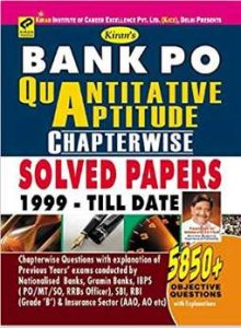 Bank Po Quantitative Aptitude Chapterwise Solved Papers-