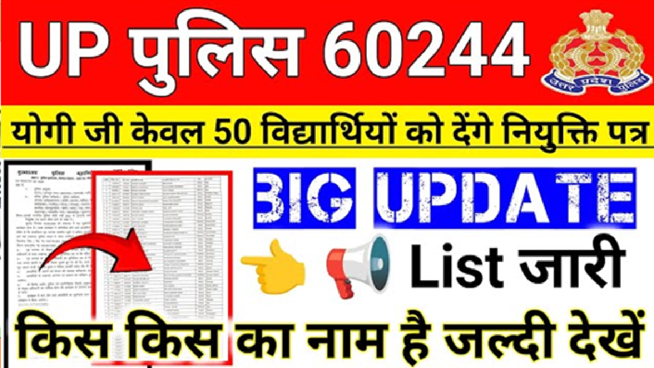 UP Police Joining 2025